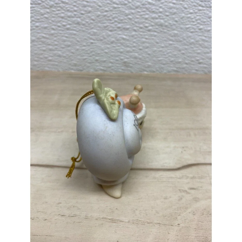 Vtg 1997 Enesco Precious Moments Slow Down For The Holidais Ornament 272760